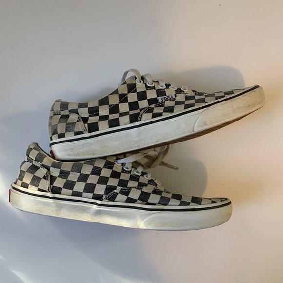 Vans Authentic 44 DX Shoe Canvas Checkerboard Lace-up M 8.5 - Picture 3 of 4